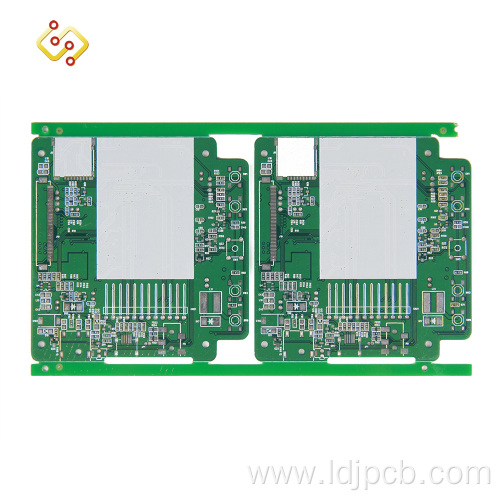 8Layers Rigid Circuit Board Fabrication Half-hole Module PCB